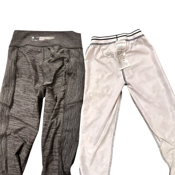 Lot of 2 Girls Leggings Sz L (10-12) Nike Crop All In Motion Full Length Pockets - Picture 3 of 6